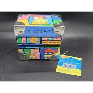 Rugrats Mini Steamer Trunk Box Stationary Storage Office Vtg 90s Y2K Nickelodeon